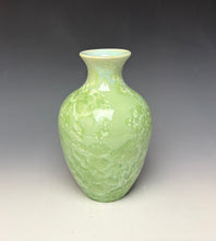 Load image into Gallery viewer, Crystalline Glazed Vase - Mint Green
