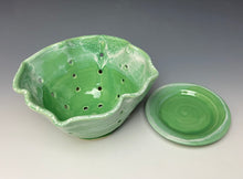 Load image into Gallery viewer, Lime Green Lotus Berry Bowl
