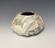 Load image into Gallery viewer, White Crackle Raku Textured Air Plant Vase #7
