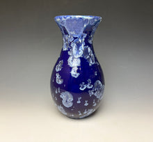 Load image into Gallery viewer, Winter Sky Blue Crystalline Glazed Vase 2
