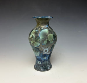 Cobalt Galaxy Crystalline Glazed Vase 2