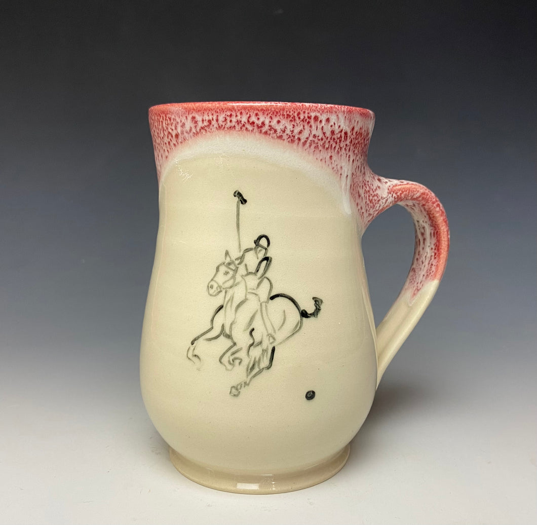 Jumping Horse Mug- Polo