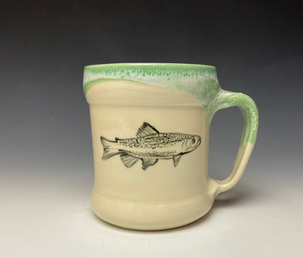 Trout Mug- Bermuda Green