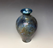 Load image into Gallery viewer, Cobalt Galaxy Crystalline Glazed Vase 5
