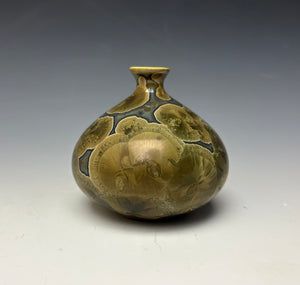 Iron Galaxy Crystalline Glazed Mini Vase 4