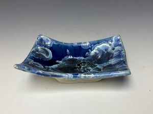 Crystalline Tray in Winter Sky Blue