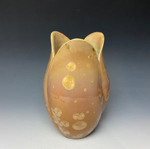 Tulip Vase- Iced Caramel #3