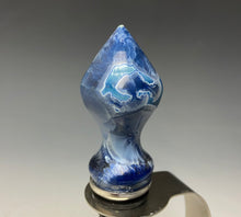 Load image into Gallery viewer, Crystalline Glazed Bottle Stopper- Atlantic Storm Blue
