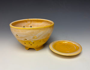 Sunshine Yellow Berry Bowl