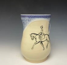 Load image into Gallery viewer, Dressage Horse and Rider Mug - Purple
