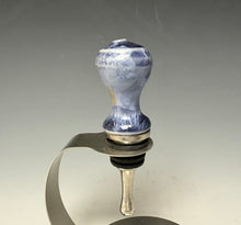 Load image into Gallery viewer, Crystalline Glazed Bottle Stopper- Periwinkle #1
