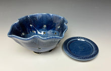 Load image into Gallery viewer, Deep Blue Lotus Berry Bowl
