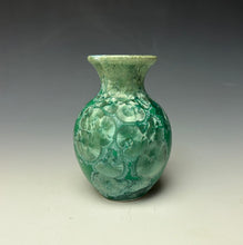 Load image into Gallery viewer, Emerald Green Crystalline Glazed Mini Vase 3
