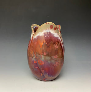 Tulip Vase- Ruby #4