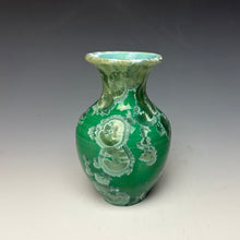 Load image into Gallery viewer, Emerald Green Crystalline Glazed Mini Vase 7
