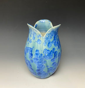 Tulip Vase- Teal #3