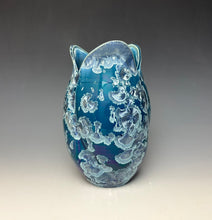Load image into Gallery viewer, Tulip Vase- Atlantic Storm Blue #2
