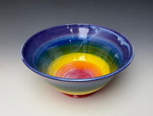 Load image into Gallery viewer, Serving Rainbowl Purple Rim
