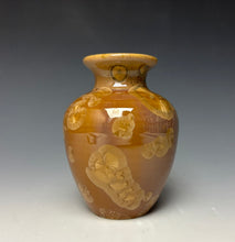 Load image into Gallery viewer, Iced Caramel Crystalline Glazed Mini Vase 3
