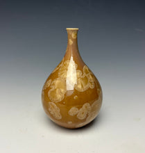 Load image into Gallery viewer, Iced Caramel Crystalline Glazed Mini Vase #4
