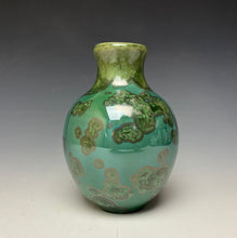 Load image into Gallery viewer, Emerald Green Crystalline Glazed Mini Vase 5
