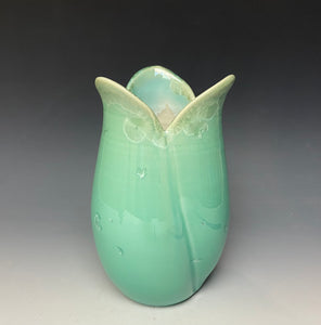 Tulip Vase- Light Green #3