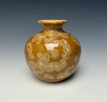 Load image into Gallery viewer, Iced Caramel Crystalline Glazed Mini Vase #7
