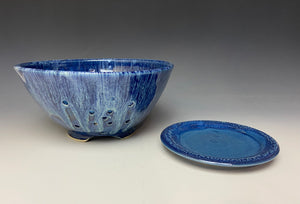 Deep Blue Berry Bowl