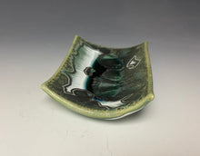 Load image into Gallery viewer, Crystalline Tray in Green and Silver #1
