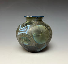 Load image into Gallery viewer, Cobalt Galaxy Crystalline Glazed Mini Vase 5

