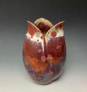 Tulip Vase- Ruby #4