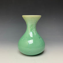 Load image into Gallery viewer, Light Green Crystalline Glazed Mini Vase
