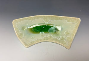 Crystalline Tray in Moss Green #3