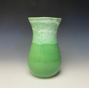 Bermuda Green Everyday Vase- Curvy