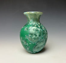Load image into Gallery viewer, Emerald Green Crystalline Glazed Mini Vase 3
