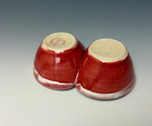Load image into Gallery viewer, Double Dip Dish- Bright Red

