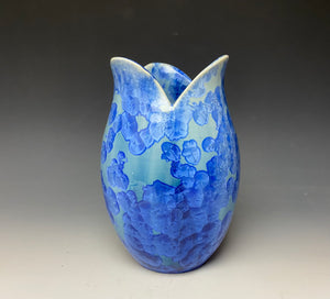 Tulip Vase- Teal #2