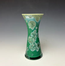 Load image into Gallery viewer, Emerald Green Crystalline Glazed Mini Vase 5
