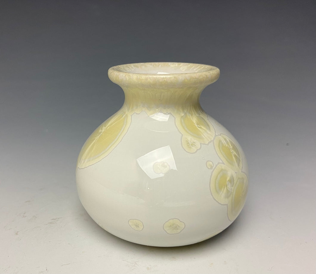 Crystalline Mini Vase in Ivory