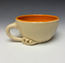 Load image into Gallery viewer, PIGGERY Soup mug in Orange
