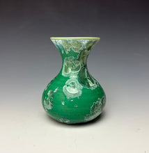 Load image into Gallery viewer, Emerald Green Crystalline Glazed Mini Vase 8
