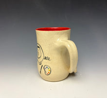 Load image into Gallery viewer, Artist Pig Mug- Red

