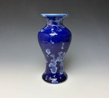Load image into Gallery viewer, Winter Sky Blue Crystalline Glazed Vase 4
