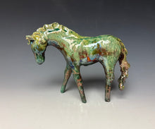Load image into Gallery viewer, Copper Raku Horse 875
