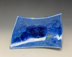 Crystalline Tray in Blue Teal #1