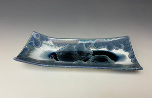 Crystalline Tray in Bluestone