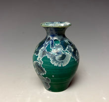 Load image into Gallery viewer, Aqua Crystalline Glazed Mini Vase 4
