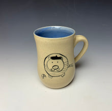 Load image into Gallery viewer, French Pig Mug- Light Blue
