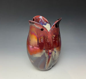 Tulip Vase- Ruby #3