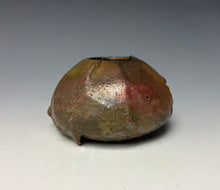Load image into Gallery viewer, Satin Copper Raku Mini AirPlant Vase #9
